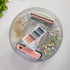 Martha Stewart Brody Divided Lazy Susan Organizer - 5 Removable Bins, 12 Inch, Clear Plastic Rotating Storage