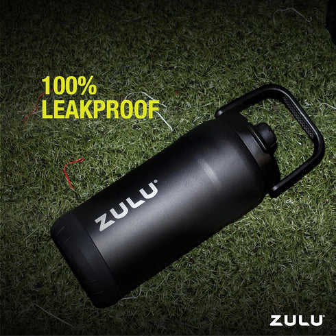 ZULU Goals 64oz & 101oz Vacuum Insulated Stainless Steel Water Bottle | Reusable Jug Thermoses with Carry Handle