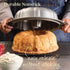 Anolon Advanced Nonstick Fluted Mold Baking Pan, 9.5 Inch, Carbon Steel, Gray