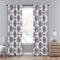 ECLIPSE Olivia Modern Farmhouse Room Darkening Thermal Window Curtain, 37" x 95", Cameo (1 Panel)