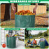 Yujelinn 72 32 & Gallon Reusable Yard Waste & Lawn and Leaf Bags with Handles - Tear Resistant Garden Trash Bags