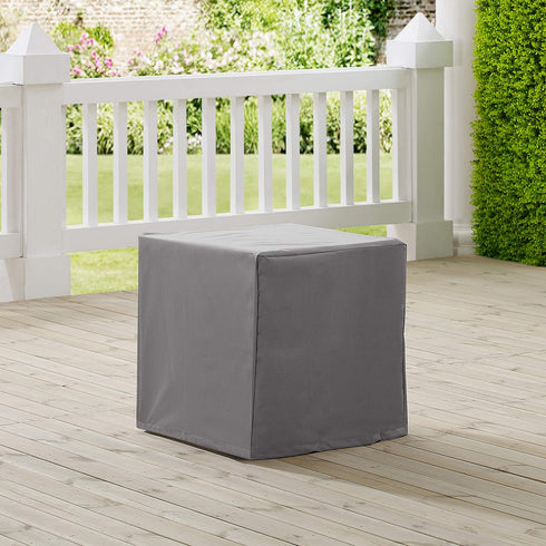Crosley Waterproof Outdoor Side Table Cover - Durable Gray Protection for Patio Furniture