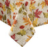 Elrene Home Fashions Autumn Leaves Fall Printed Tablecloth, Wrinkle Resistant Holiday Table Cover, 52"x70"
