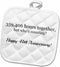 3D Rose Happy 41St Anniversary Pot Holder, 8 x 8
