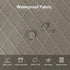 Genina Waterproof Seat Covers for Dining Room Chairs, Kitchen Chair Covers (Taupe, 4 Pcs)