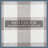 Elrene Home Fashions Buffalo-Check Valance, 60" x 15" for Bathroom or Kitchen Windows, Gray/White