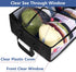 AOODA Large Capacity Hat Organizer for Baseball Caps, Holds up to 40 Hats, Black