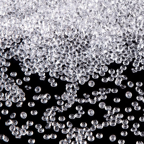 FUTUREPLUSX Fake Diamonds - 10000 PCS Mini Clear Diamonds Decoration Acrylic Crystal Vase Fillers for Home Decor