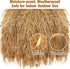 XLX TURF Synthetic Thatch Grass Roof - Fire Proof Artificial Straw Roll for Tiki Bar Garden Decor