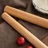 Bamber Mini Wood Rolling Pin, 11'' x 1.2'', Small Wooden Dough Roller for Kids