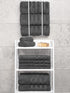 4 Set, 600 100% 27x54 American Soft Linen Luxury Piece Bath Towel GSM Cotton Turkish Bath Towels for Bathroom, in Large