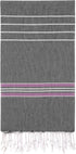 Cacala Turkish Beach Towel, Quick Dry Prewashed, Extra Large Peshtemal for Bathroom, Travel, Pool, 37 in x 70 in