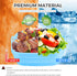 Foldable Silicone Air Fryer Liners, 2 Pcs Reusable Basket Liners, Upgraded Thicker Design, Dishwasher Safe