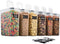 6 Pack Airtight Cereal Food Storage Container - BPA Free Plastic Kitchen