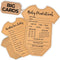 WOODAMORE Baby Prediction and Advice Cards - Well Wishes Cards for Baby