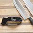 AccuSharp Gourmet Series Knife Sharpener, 15 Degree for Gourmet Knives, Diamond-Honed Tungsten Carbide Blades
