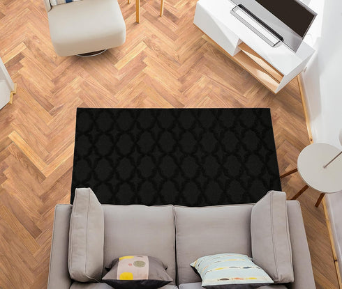 Garland Rug Sparta Area Rug 3-Feet by 5-Feet, Black