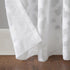 No. 918 Yvette Trellis Jacquard Sheer Curtain Panel, 52" x 84", White
