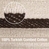All-Clad Checked Kitchen Towel, 100% Cotton, 17"x30", Highly Absorbent, Almond, 1-Pack