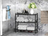 Expandable Stackable Adjustable Spice Rack Pantry Shelf for Kitchen Cabinets, Heavy-Duty Metal Construction (1 Pack)