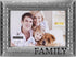 Malden International Designs Modern Pewter Metal Diecast Family Expressions Picture Frame, 4x6, Silver