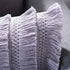12 20-inch SAFAVIEH Home Collection Grema Boho Fringe Light Grey/Periwinkle x Rectangle Decorative Accent Throw Pillow