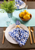 DII Everyday Collection Fringed Solid Table Runner, 14x72, Aqua