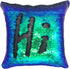 YOUR SMILE Mermaid Throw Pillow Case, Magic Reversible Sequins Decorative Cushion Cover, 16 x 16 Inches