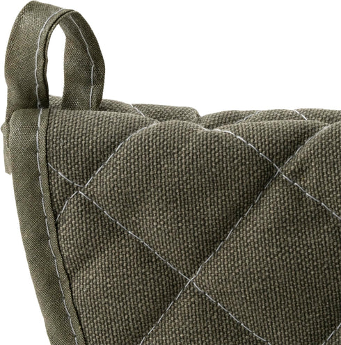 Winco Flame Resistant Oven Mitt, 15-Inch, Sage Green