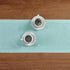 Solino Home Pastel Turquoise Table Runner 60 Inches Long – Cotton Linen Hemstitch, Machine Washable