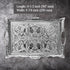 Crystalia Fancy Ottoman Serving Trays, Elegance Metal Turkish Trays for Beverage Serving, Vintage Ottoman Rectangular
