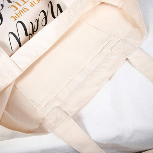 ELEGANTPARK Teacher Bag - Cotton Canvas Tote for Teacher Gifts, Valentines Day, Graduation, Birthday, Christmas