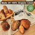 2 Pack 18 13" Bread Bags for Homemade Bread - Eco-Friendly Lining, XL Reusable Linen Bag for Fresh & Soft Homemade