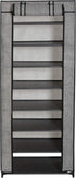 8 Closet 24 Simplify Tier Shoe Storage Organizer Rack with Cover, Free Standing, Holds Pairs, Good for Sneakers, Flats