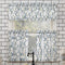 No. 918 Barker Geometric Semi-Sheer Rod Pocket Kitchen Curtain Valance and Tiers Set, 54" x 36", White