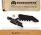 Wise Products Premium Corkscrew Wine Bottle Opener, Black Edition for Wine Lovers, Eco-Friendly Pouch (1 PACK)