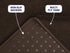 17 24 100% American Soft Linen Bath Rug, in in Cotton Bath Mats Rugs for Bathroom, Slip Reducer Washable Shaggy Form