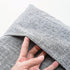 Super Soft Decorative Solid Color Square Cushion Cover with Pocket, Handmade Pillowcase, 2 Packs, 18 x 18 Inches (Dark