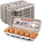 MT Products Blank Natural Pulp Egg Cartons Bulk - Made in USA