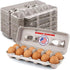 MT Products Blank Natural Pulp Egg Cartons Bulk - Made in USA