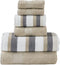 Modern Threads Pax 6-Piece Reversible Yarn Dyed Jacquard Towel Set - Bath