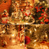 Set,2Pack 50Count 13Feet Bulb Hopolon Clear Christmas Lights Incandescent Mini String Lights with White Wire for Indoor