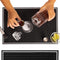 Premium Rubber Bar Mat 18" X 12" - 1cm Thick Anti-Skid Non-Toxic Rubber Spill Mat for Countertop, Home Bar, Restaurants