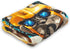 Northwest Transformers Micro Raschel Throw Blanket - Ultra Soft Throw, 46 x 60 Inches, Be Alert
