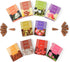 Premium Masala Back Flow Cones, NAQSH Natural Incense Cones Assorted 10 Fragrances, 8 Cones Each