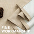 H.VERSAILTEX Linen Blackout Curtain, 96 Inches Long, Thermal Insulated Grommet Drapes, Heather Beige