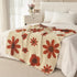 Brnabiou Cozy 50x60) Ultra Soft Daisy Sunflower Knitted Throw Blanket Fluffy Microfiber Checkerboard Bed Blanket