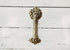 Bless This House, Tree of Life - Mezuzah Case, Wooden Texture Gold Color Design with David Star, for Jewish Homes