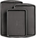 Bakken Swiss Cookie Sheet 3 Piece Set, Non-Stick Stackable Baking Pans with Gray Deluxe Ceramic Coating, Dishwasher Safe