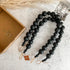 DECOAZUL Black Curtain Tiebacks - Set of 2 Farmhouse Curtain Holdbacks